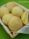 Melon Bread With Custard Cream Filling