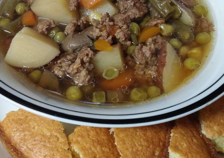 5 Easy Dinner &#34;Lotsa&#34; Vegetable/Beef Soup