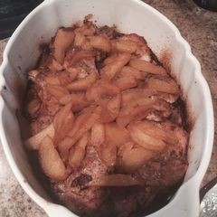 A picture of Sauté Chops With Apple/pear Chutney.
