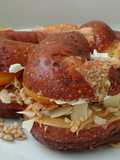 Peanut Butter And Cream Chesse Pretzel Sandwich