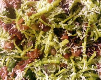 Easy Recipe Linguine with Potatoes Green Beans and Spinach Pesto Delicious and Healthy