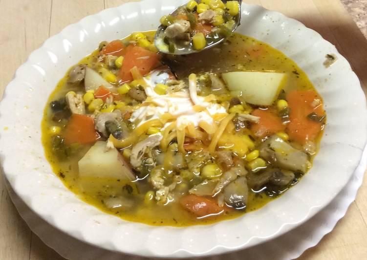 Simple Way to Prepare Favorite Chicken Chili Stew - Quick, Easy Dinner