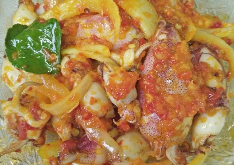 Resep 71.Cumi sambal Lezat