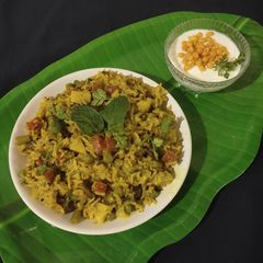 Chettinad veg biryani A picture of Chettinad veg biryani.
