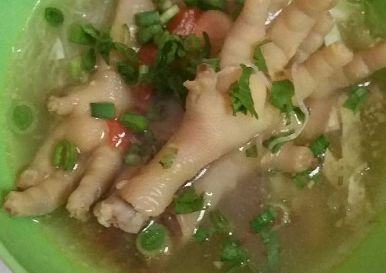 Cara Gampang Membuat Soto ceker ayam Anti Gagal