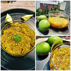 A picture of Mango sweet pickle (Grandma recipe).