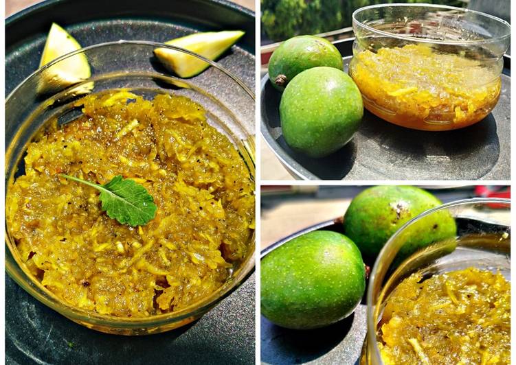 Recipe of Any-night-of-the-week Mango sweet pickle (Grandma recipe)