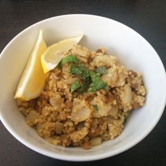 A picture of Bulgur & Lentils.