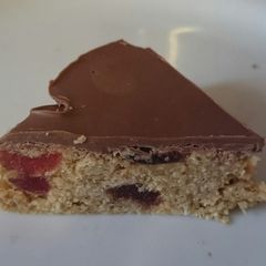 A picture of Cherry and Chocolate Flapjack.