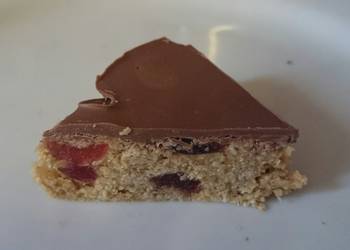 How to Recipe Appetizing Cherry and Chocolate Flapjack