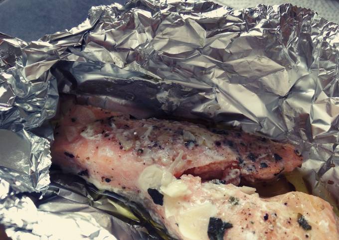 Simple Way to Prepare Award-winning Salmon in the aluminium