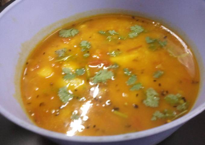 Steps to Prepare Favorite Aalu Rassa (Indian Potato Soup)