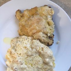 A picture of Southern fried chicken.