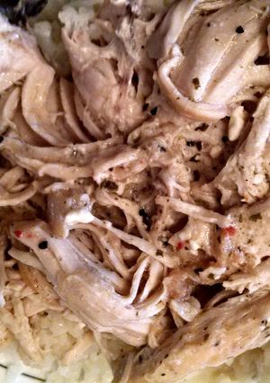 A picture of Slower Cooker Chicken Ranch Italian.