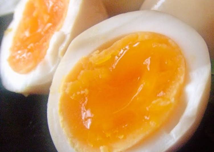 Steps to Make Quick Creamy Soft Marinated Eggs That Keep
