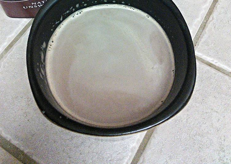 Hot chocolate with honey!