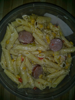 A picture of Pasta alfredo.