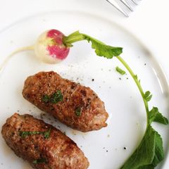 Salccicia-Style Pork with Five Spice Powder and Soy Sauce Koji A picture of Salccicia-Style Pork with Five Spice Powder and Soy Sauce Koji.