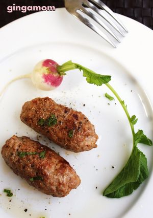 A picture of Salccicia-Style Pork with Five Spice Powder and Soy Sauce Koji.