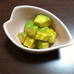 A picture of Simple & Delicious Avocado with Wasabi.