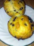 Peppermint chocolate chip muffins