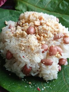Hình của món Xôi lạc (đậu phộng).