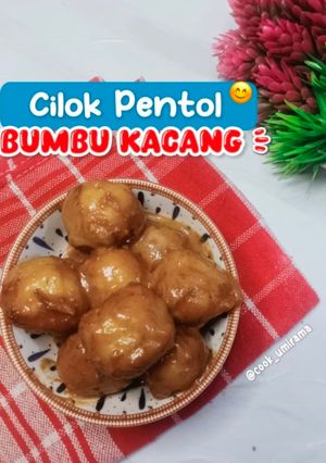 Foto resep Cilok Pentol bumbu kacang