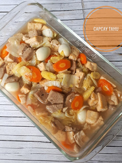 Foto resep Capcay Tahu Kuah