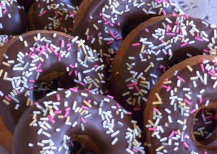 Easiest Way to Prepare Speedy Colorful Chocolate Doughnuts With Pancake Mix &amp; Silken Tofu