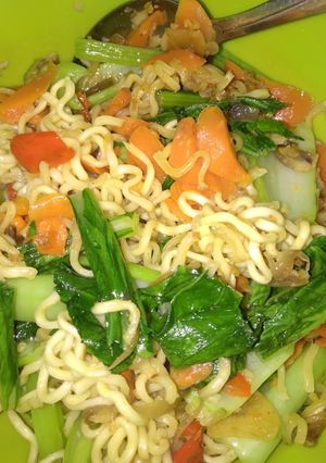 Foto resep Oseng mie sederhana non MSG