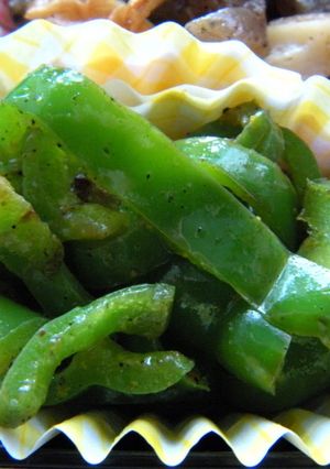 A picture of Easy Green Peppers Curry Stir-Fry.