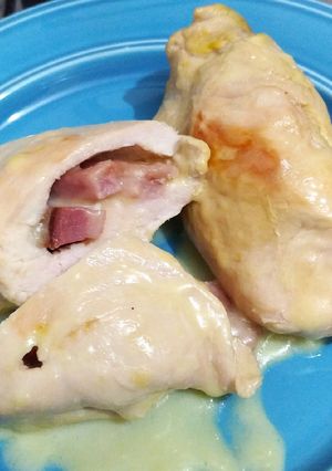 Una foto de Pechuga rellena al plomo 😋