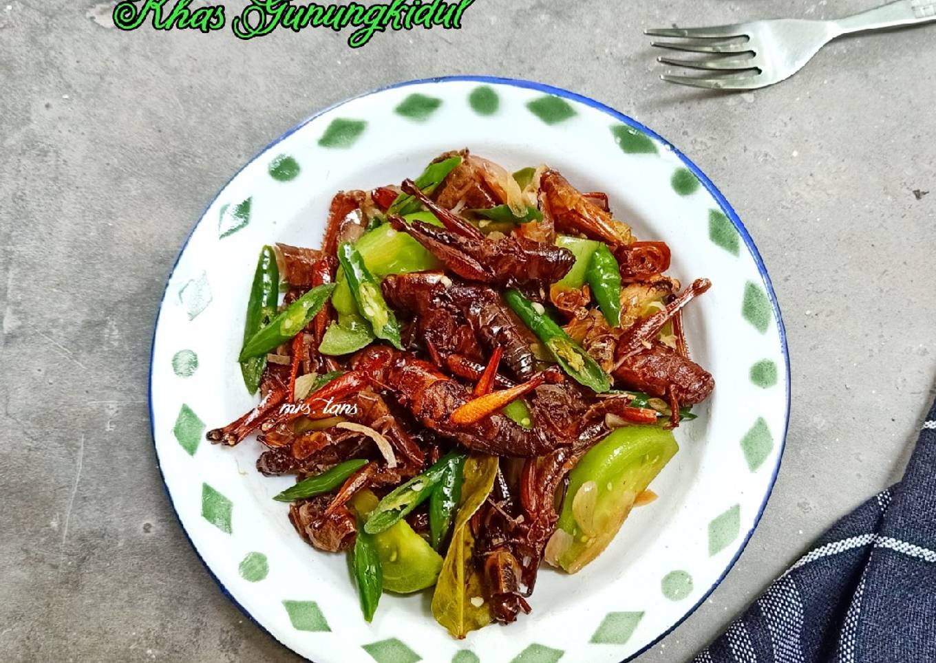 Oseng Walang Lombok Ijo - Khas Gunungkidul Yogyakarta