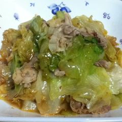 A picture of 10 Minute Spicy Pork & Lettuce Stir-Fry.