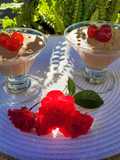 Marquise de chocolate en copas