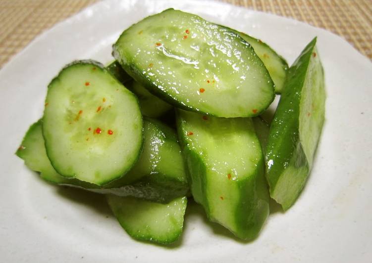 Easiest Way to Make Any-night-of-the-week Lightly Pickled Cucumbers
