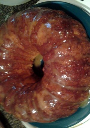 A picture of Irish creame pound cake.