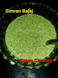 ग्रीन चटनी (green chutney recipe in Hindi) रेसिपी मुख्य फोटो