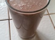 A picture of chocolate milkshake