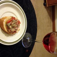 A picture of Alex's Bruschetta.