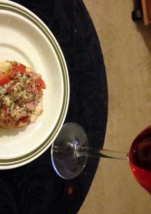 A picture of Alex's Bruschetta.
