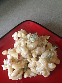 A picture of Macaroni salad.