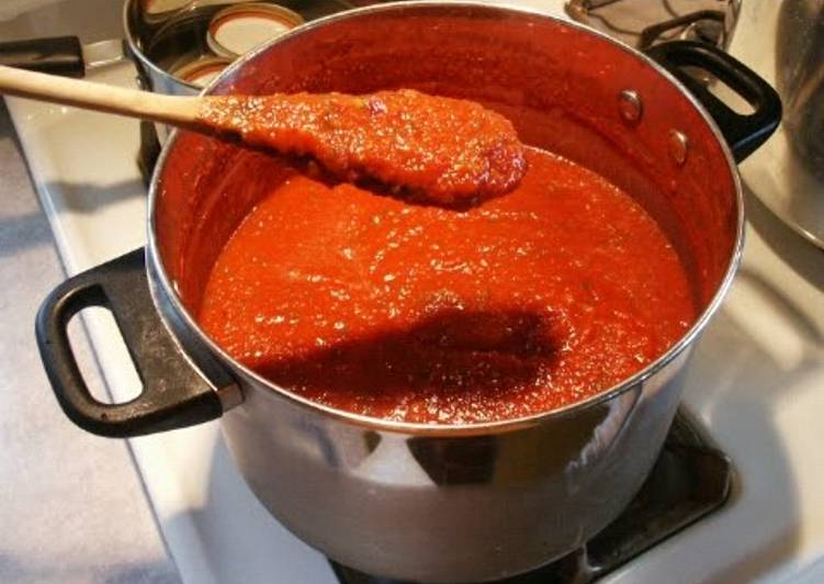 Recipe of Homemade Garlic Spaghetti Sauce