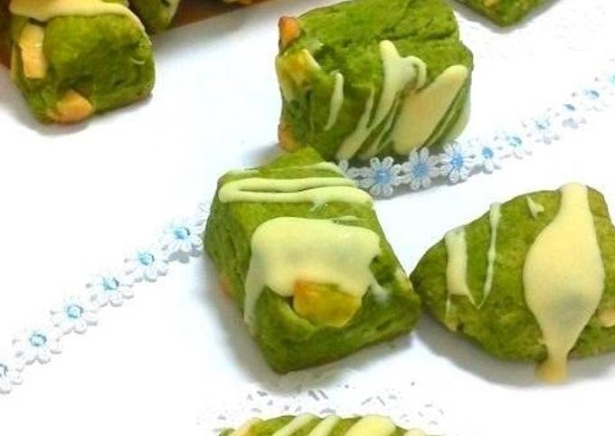 Recipe of Homemade Matcha Scones with White Chocolate