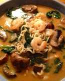 Spicy Coconut Shrimp Soup