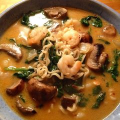 A picture of Spicy Coconut Shrimp Soup.