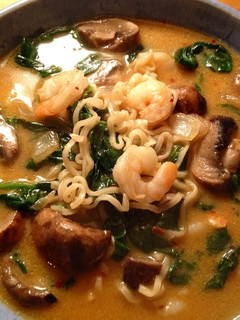 A picture of Spicy Coconut Shrimp Soup.