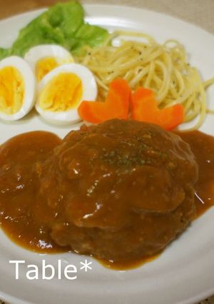 A picture of Fluffy and Soft Stewed Hamburgers..