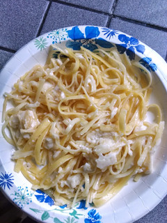 A picture of Fettuccine Alfredo.