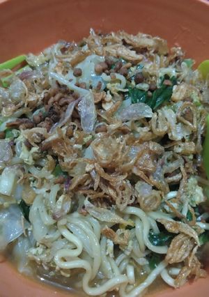 Foto resep 🍜Mie Nyemek Cabe Ijo🍜